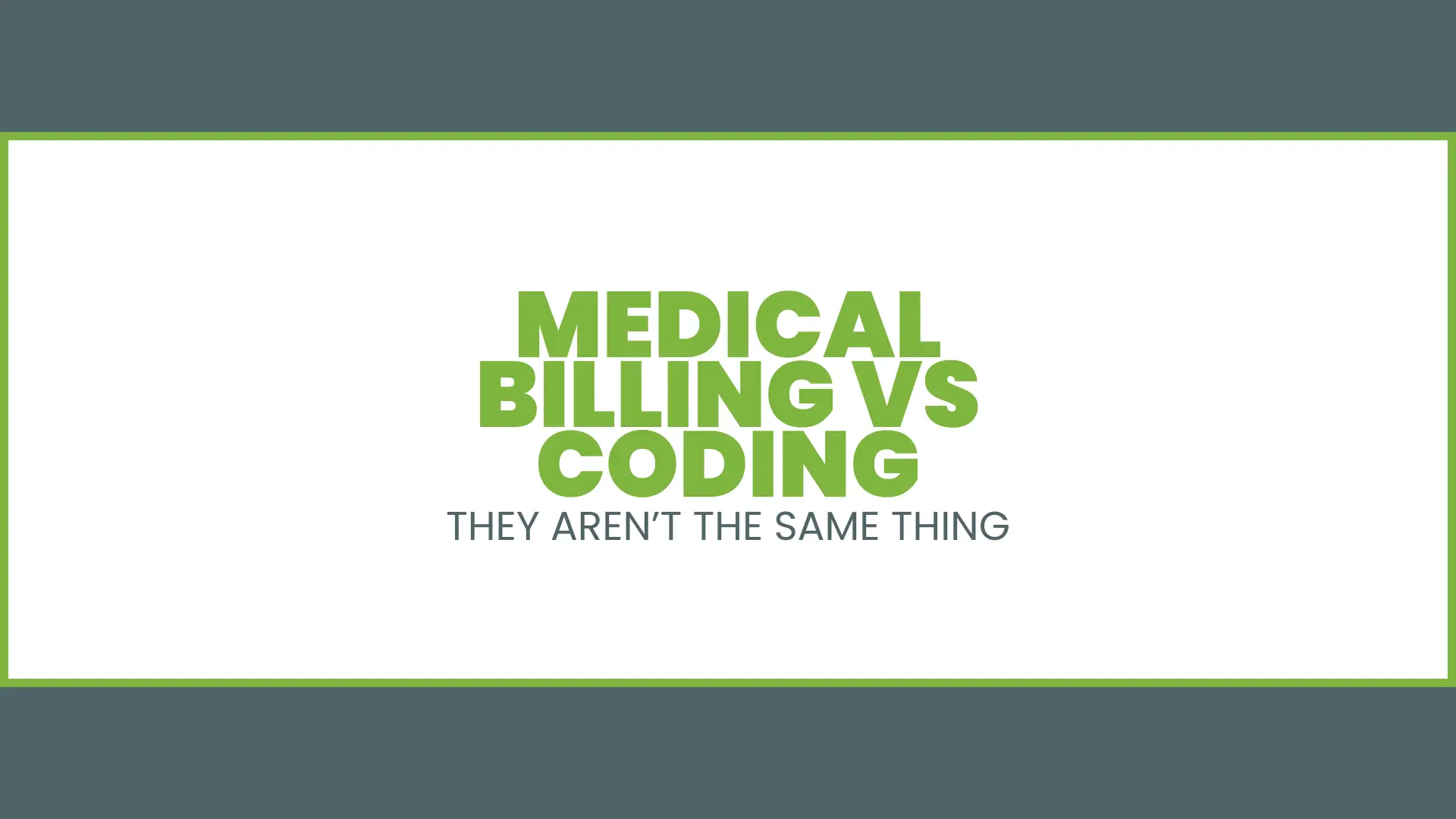 Medical Billing vs Coding