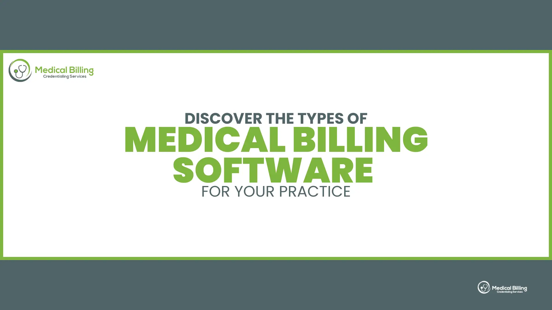 Best Types of Medical Billing Software