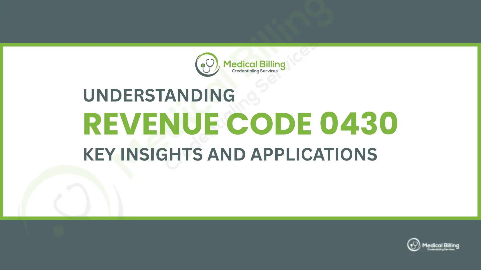 Revenue Code 0430