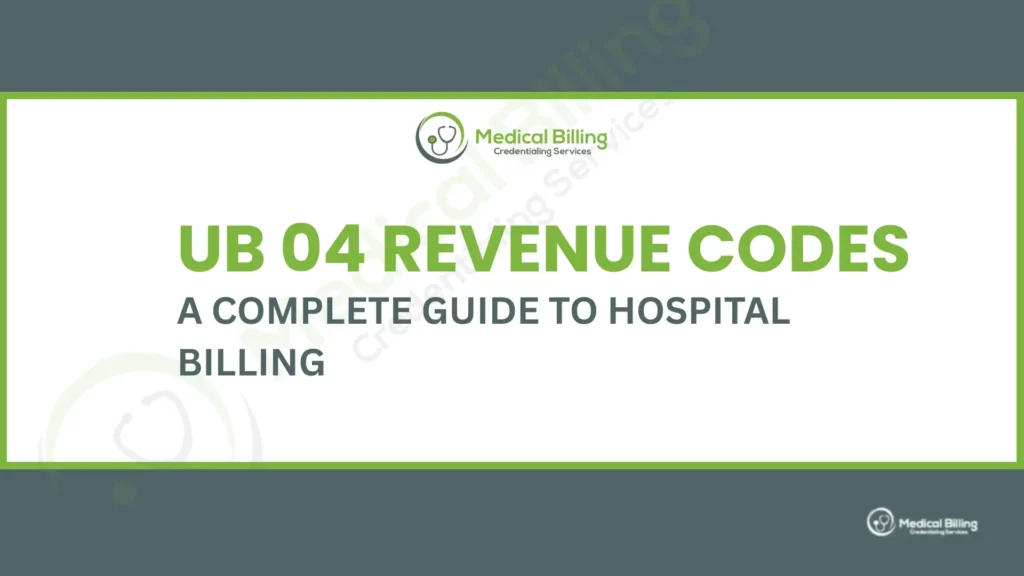UB 04 Revenue Codes