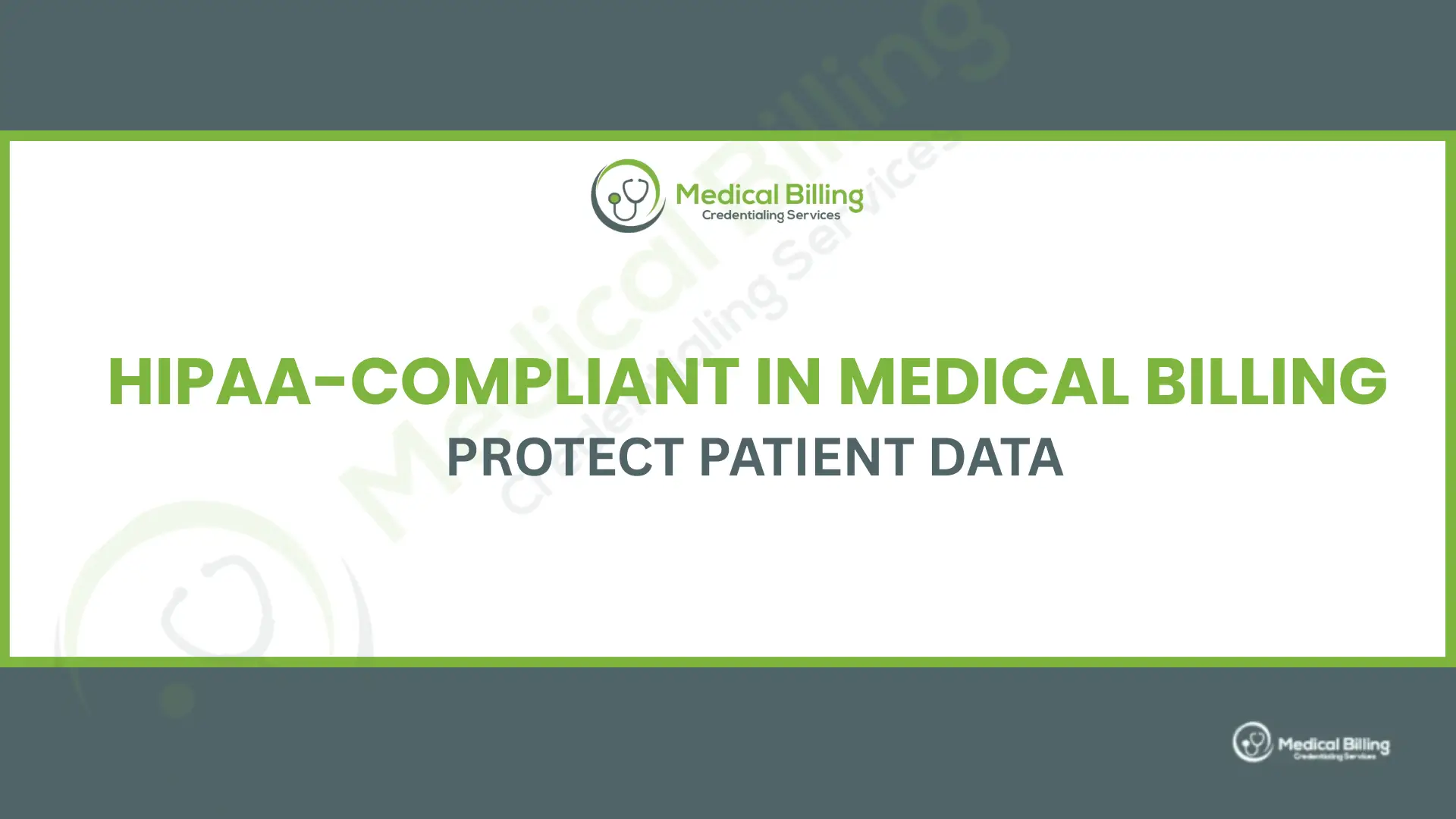 HIPAA Compliance in Billing