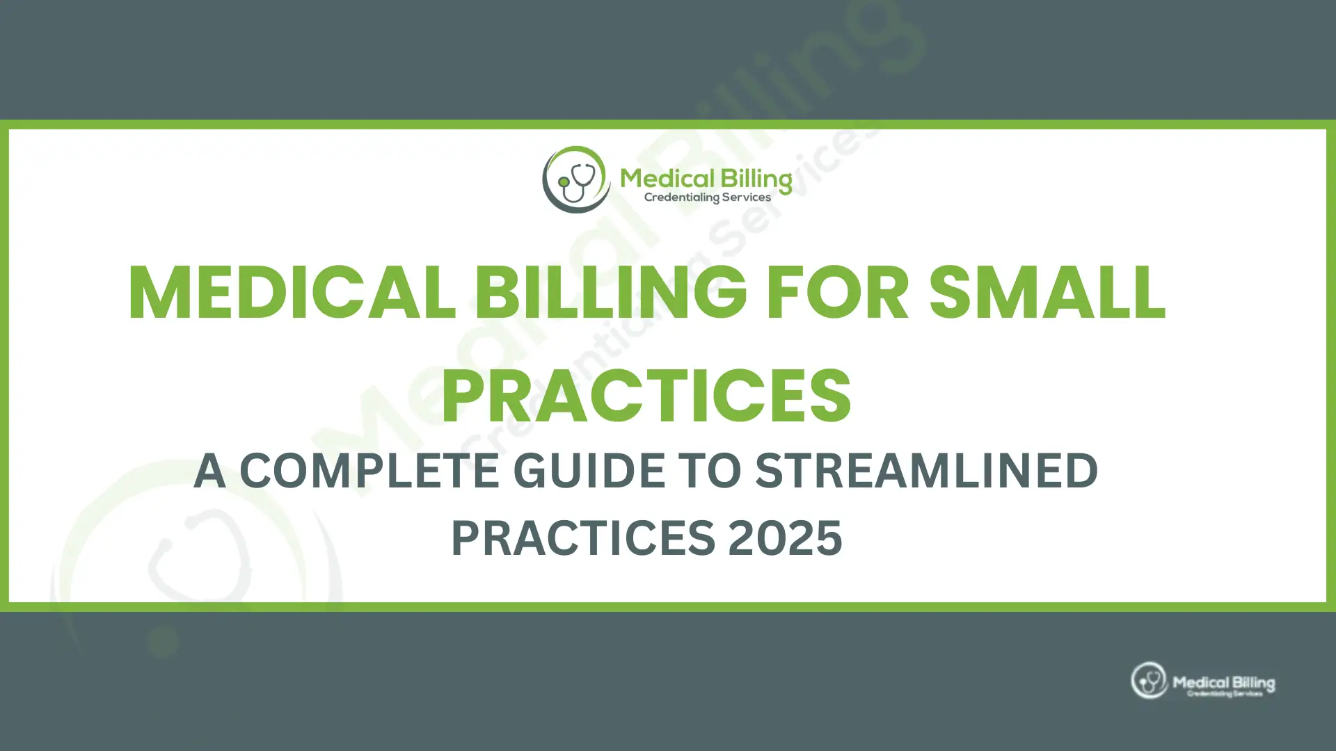 Medical Billing for Small Practices
