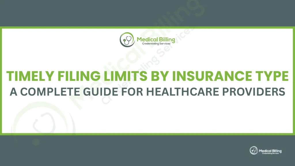 Timely Filing Limits by Insurance Type